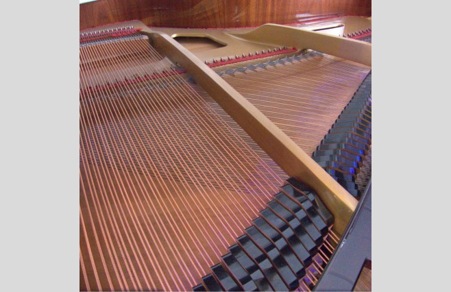 Used Eavestaff Polished Mahogany Baby Grand Piano - All Inclusive Premium Package (SN:200485) - Image 8